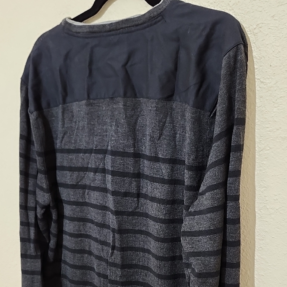 Buffalo David Bitton Black and Gray Long Sleeve Tee - Picture 9 of 11